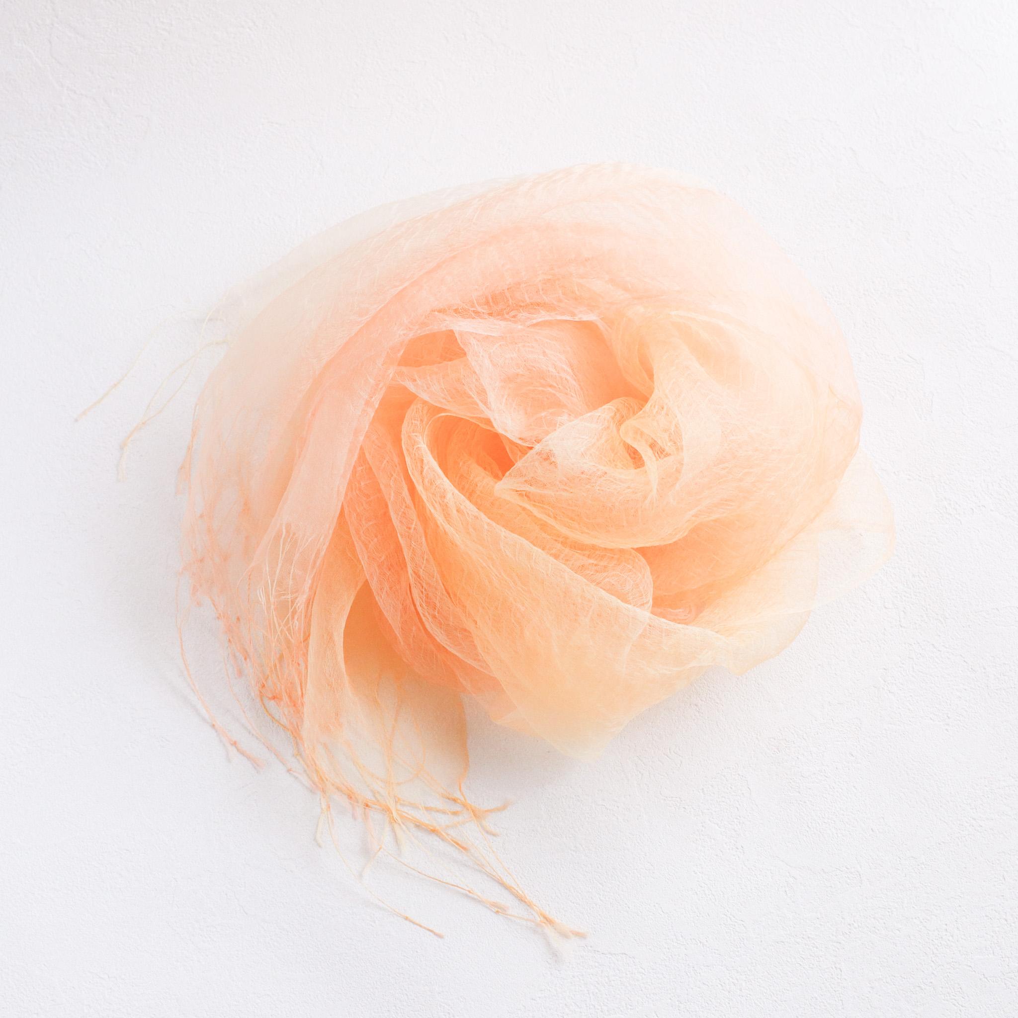 草木染めストール(やさしさサンセット) | 2枚目