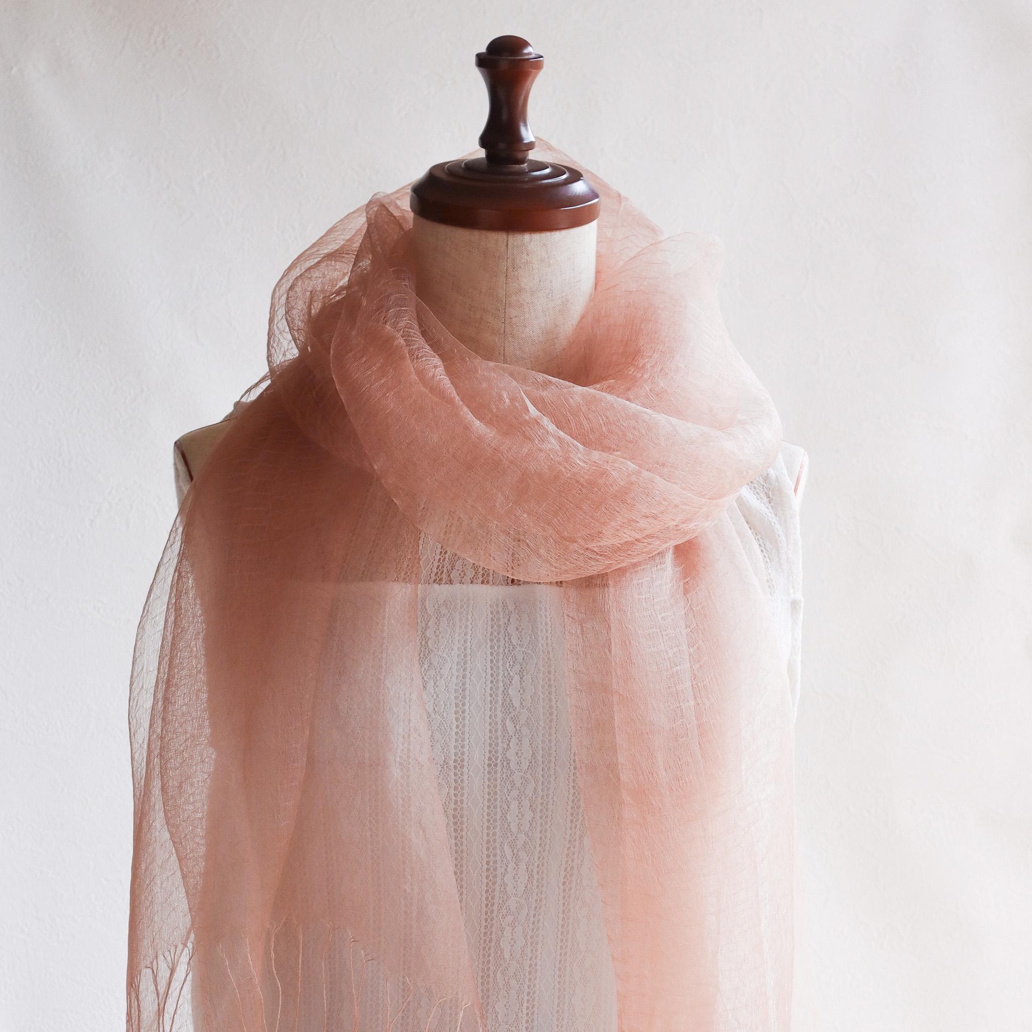 草木染めストール(ふんわりちぇりー) | 3枚目