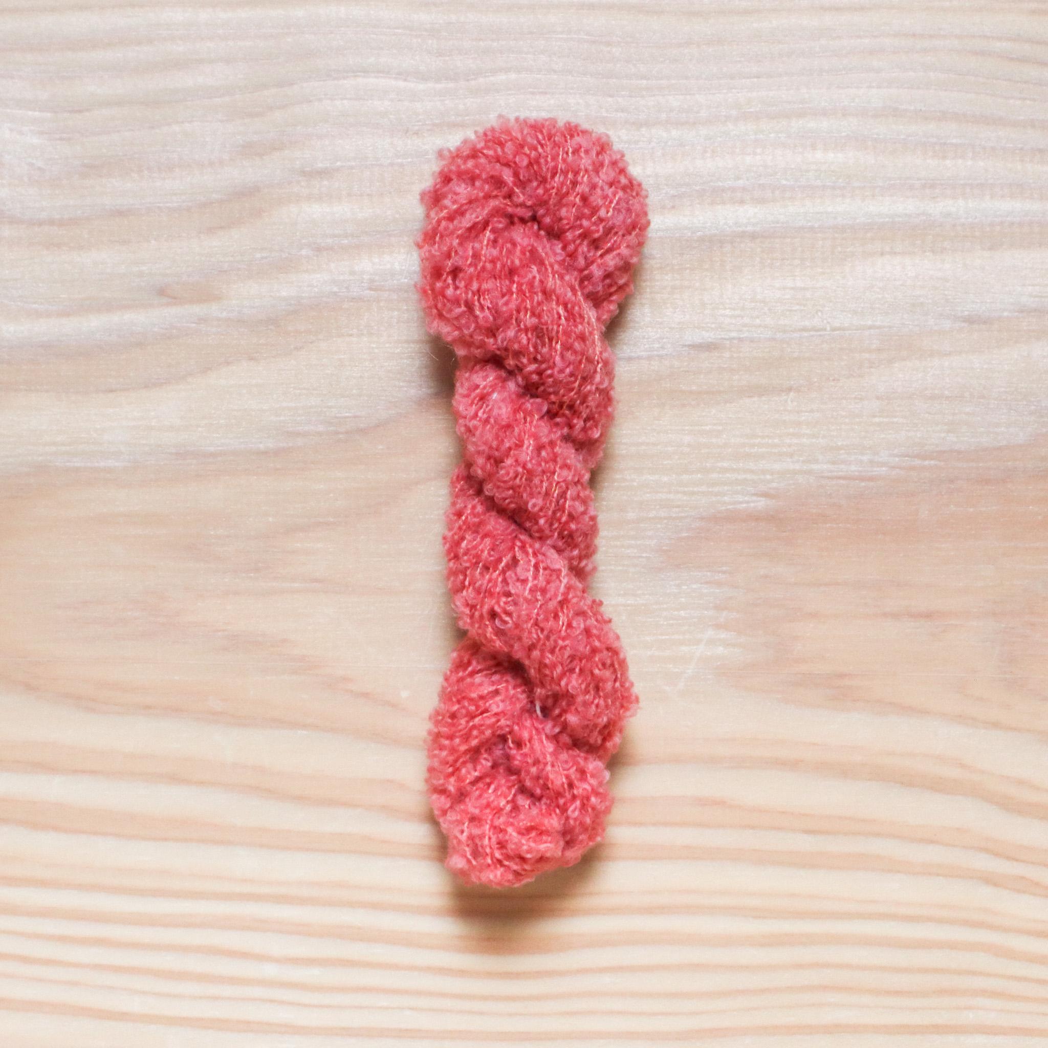 あみどきyarn -bouclé- 恋するフラミンゴ ミニカセ(10g)