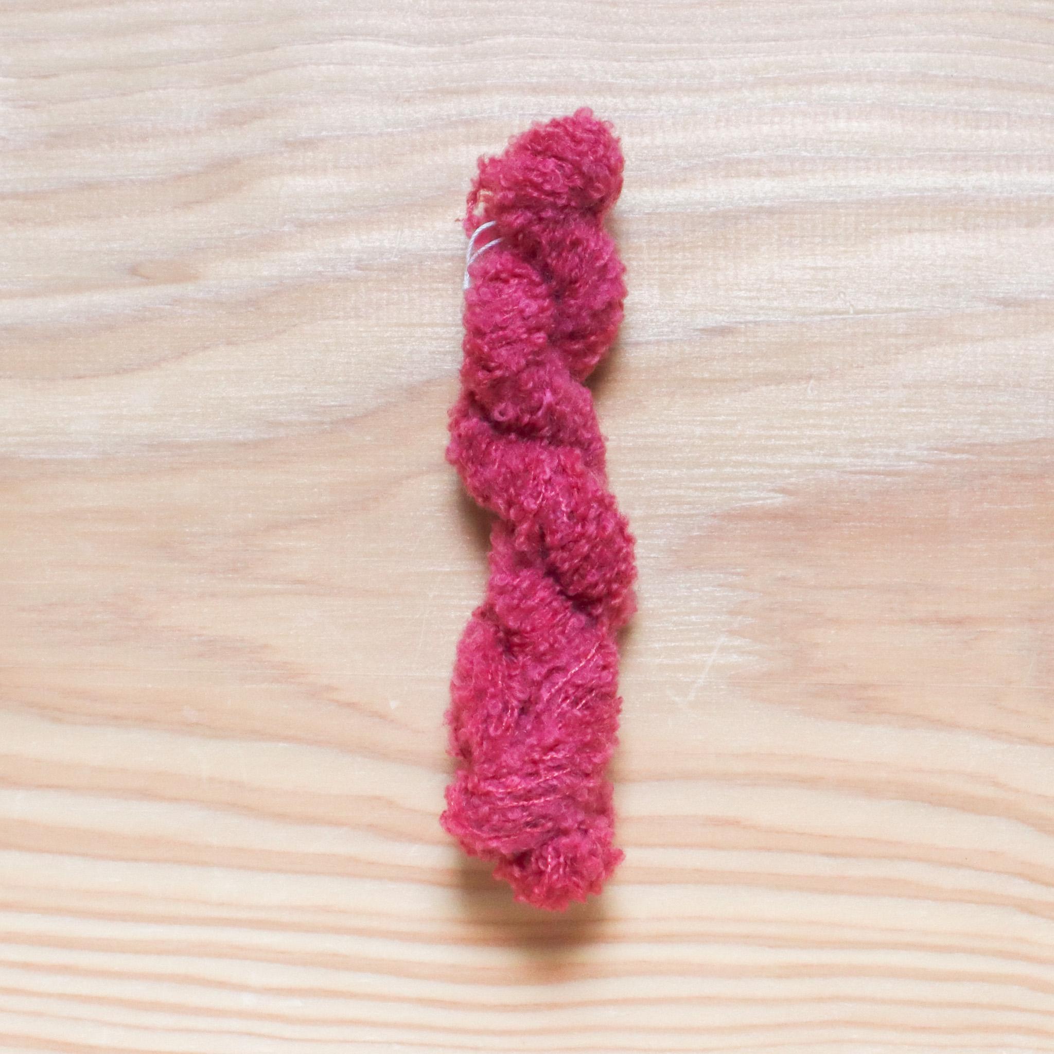 あみどきyarn -bouclé- キャンディマゼンタ ミニカセ(10g)