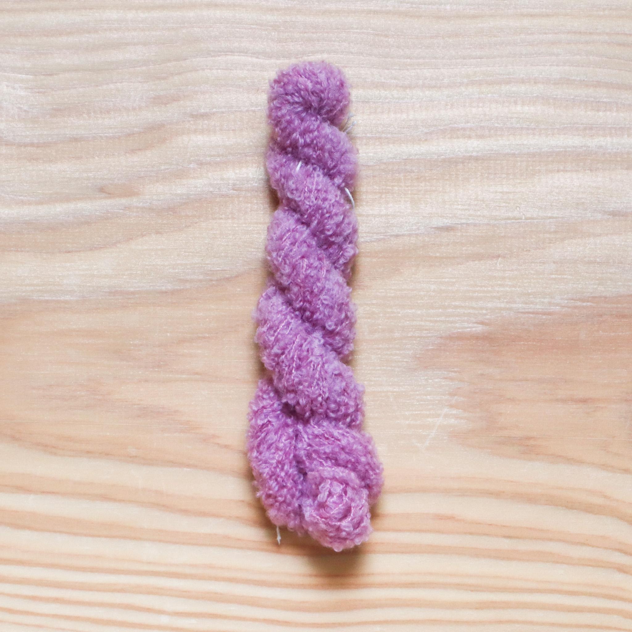 あみどきyarn -bouclé- 夢見るライラック ミニカセ(10g)