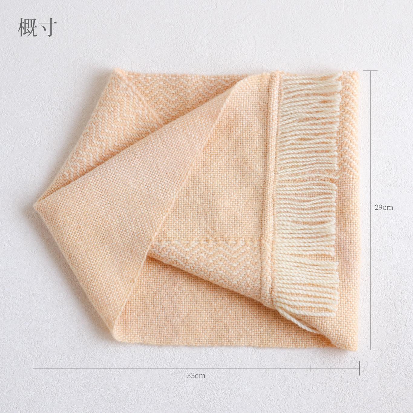 草木染め手織りスヌード(日本茜)【ワケあり】 | 2枚目